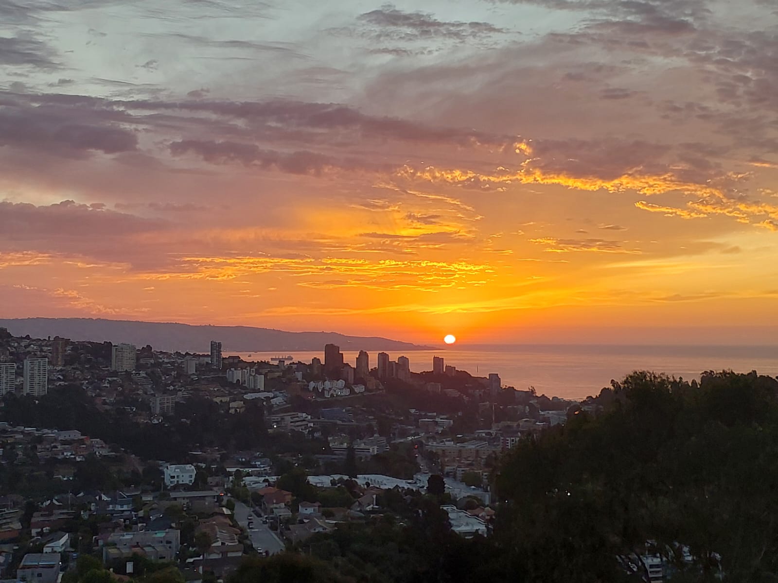 Atardecer en Reñaca - 8 ene 2026