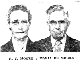 Robert Cecil Moore y María